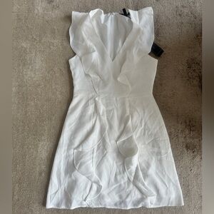 BCBGMAXAZRIA Women's Eve Short Dress white size 2 nwt